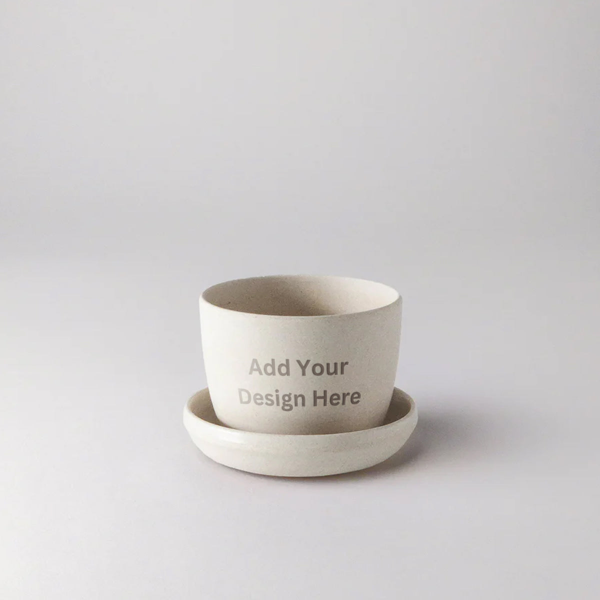 Bamboo Fibre Personalized Planter Pot - Write Anything – Kanso Designs
