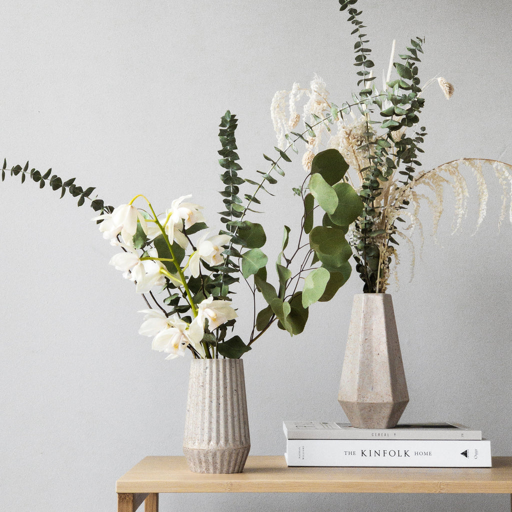 Beige-Modern-Vase-Set