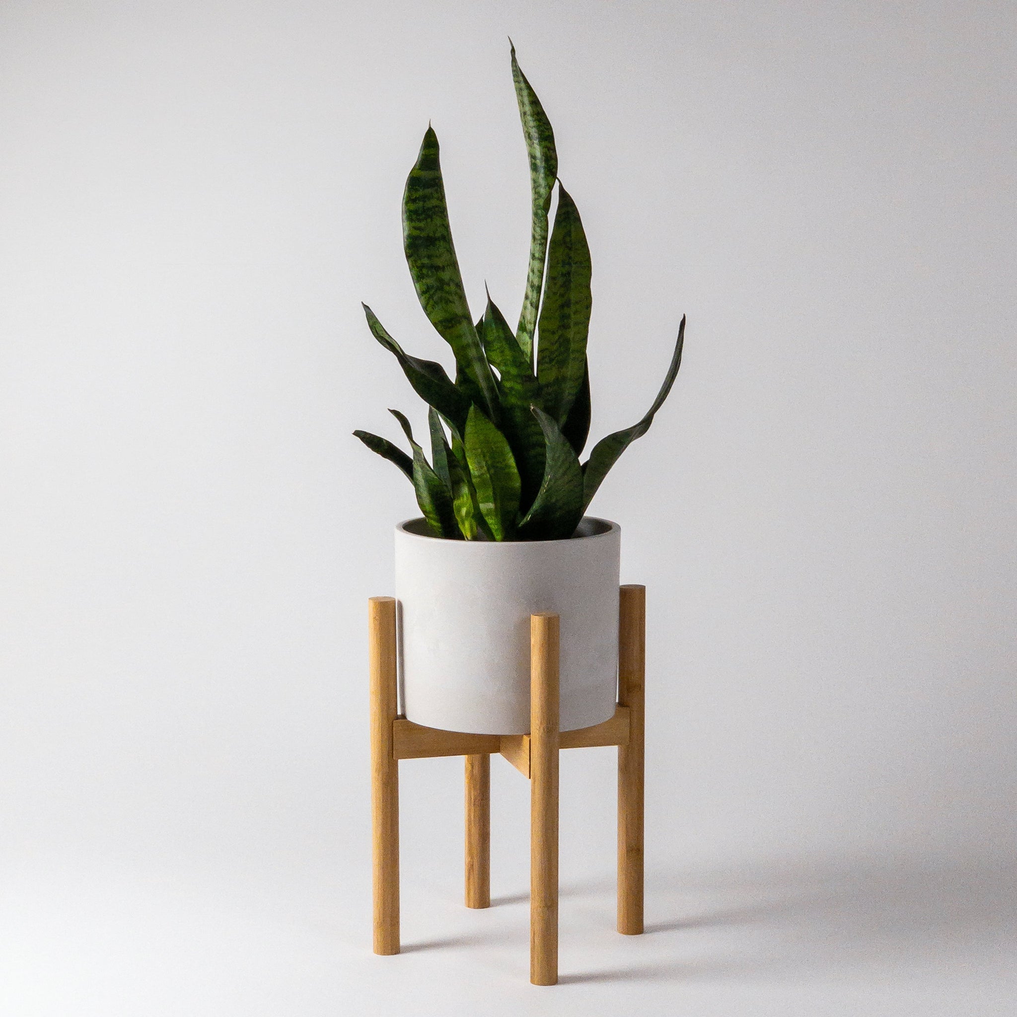 bamboo plant pot stand Adjustable Bamboo Wooden Plant Stand – Kanso Designs
